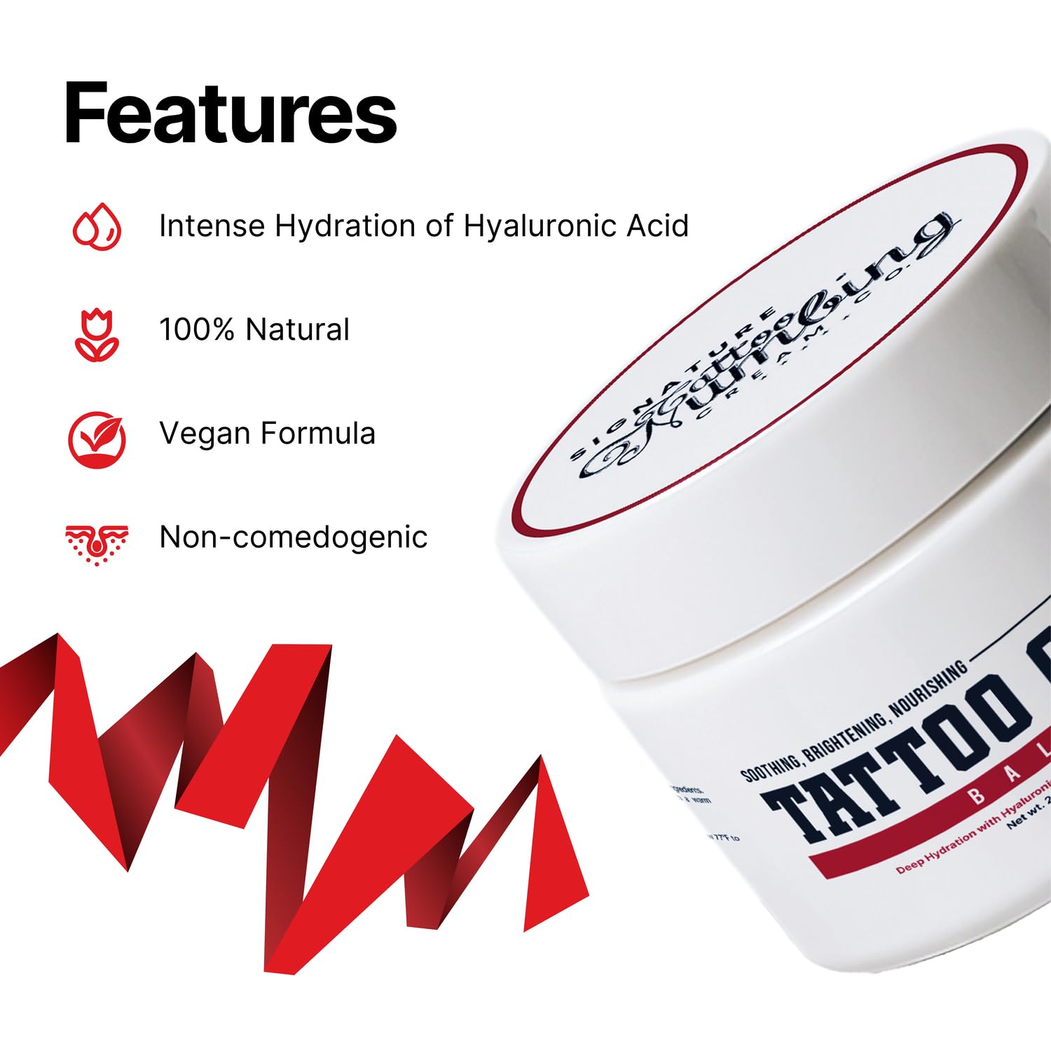 Signature Tattoo Before & Aftercare Duo – Numbing Cream (30g) + Healing Balm (7oz) for Comfortable Sessions & Vibrant Ink – Natural, Skin-Soothing Formula