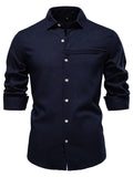 Button Down Collared Neck Shirt