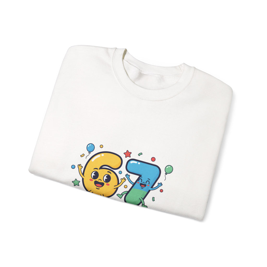 67 Meme Crewneck Sweatshirt | random number meme, absurdist humor