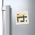 Crosswords and Cats Magnets