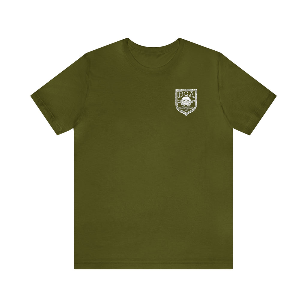 AT4 Rocket and Sword Frog - Back Print - Short Sleeve Tee