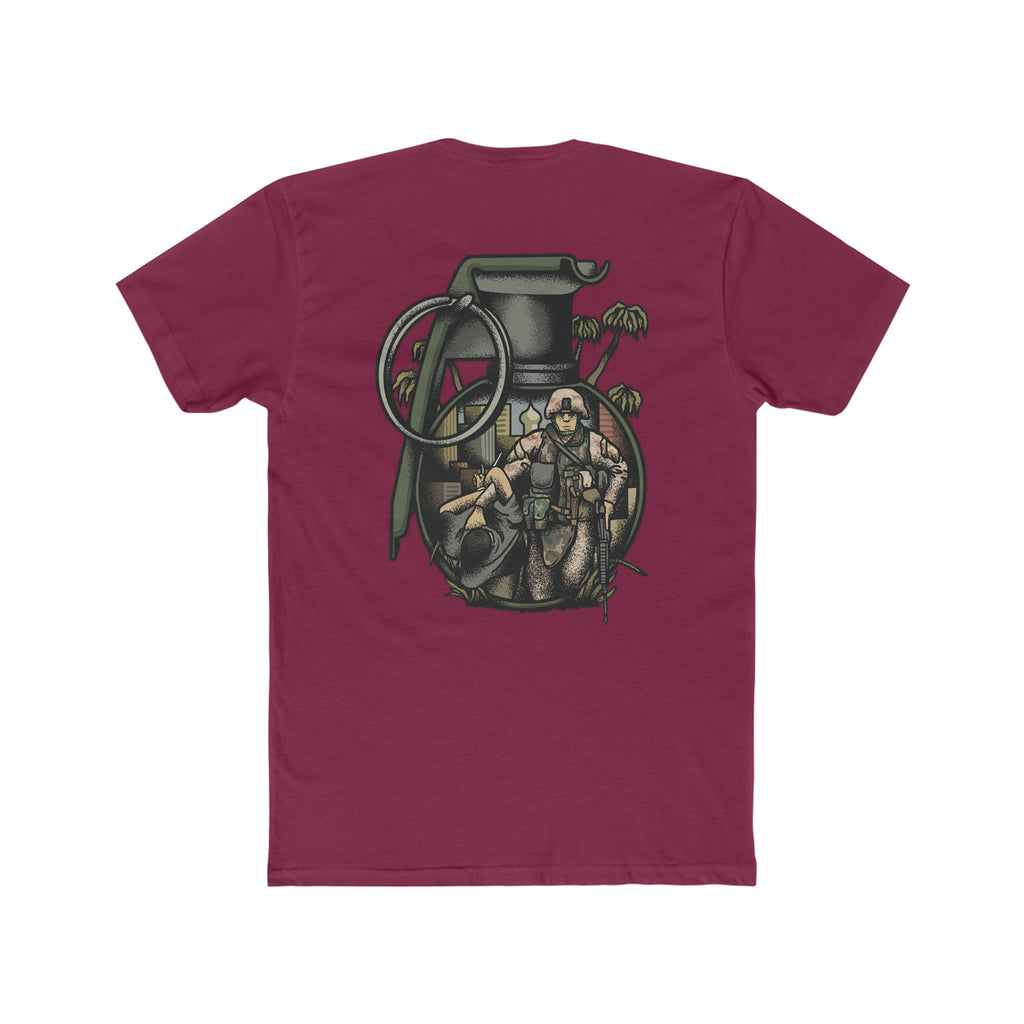 "No Better Friend, No Worse Enemy" Marine - Crew Tee