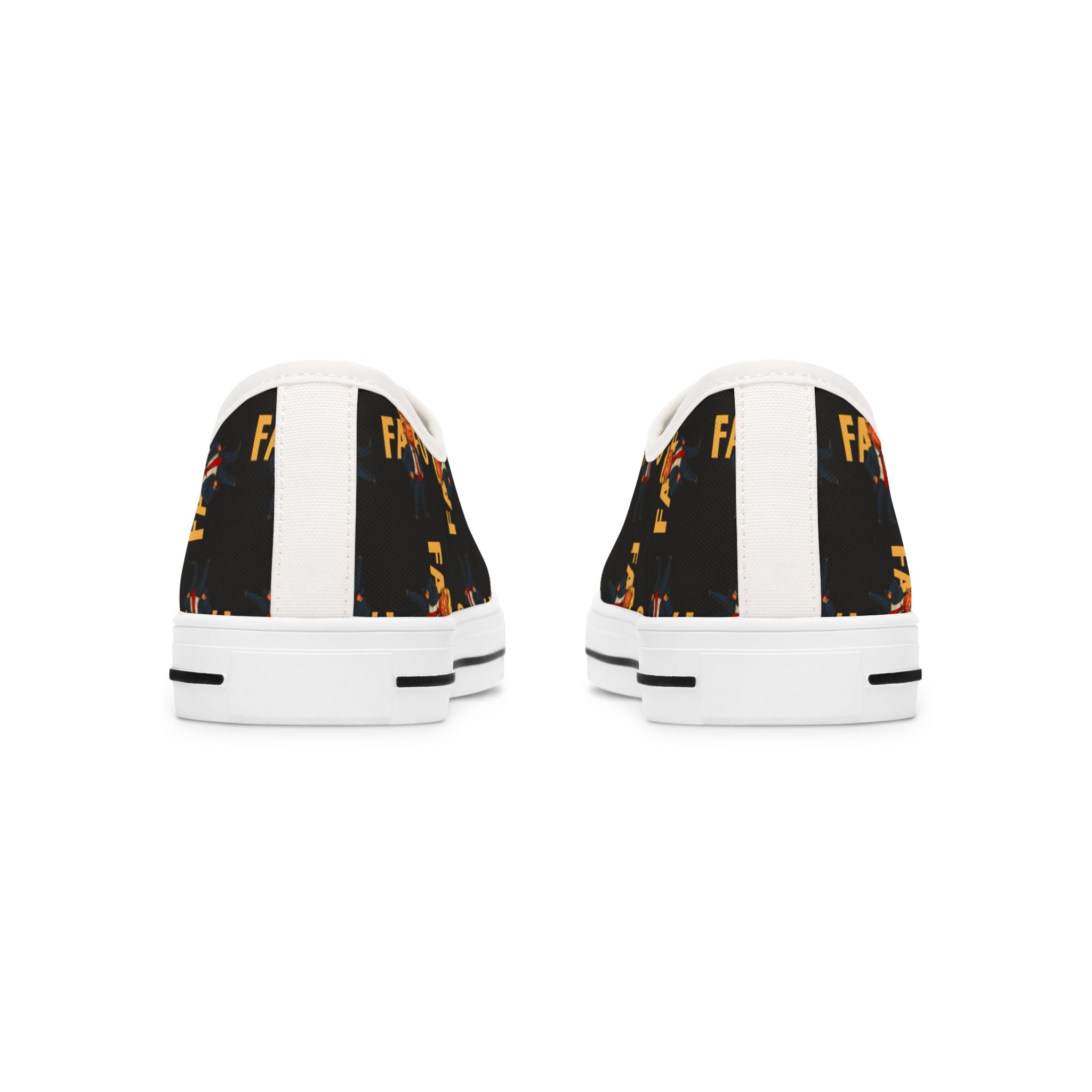 Brazen Political Parody Women's Low Top Sneakers