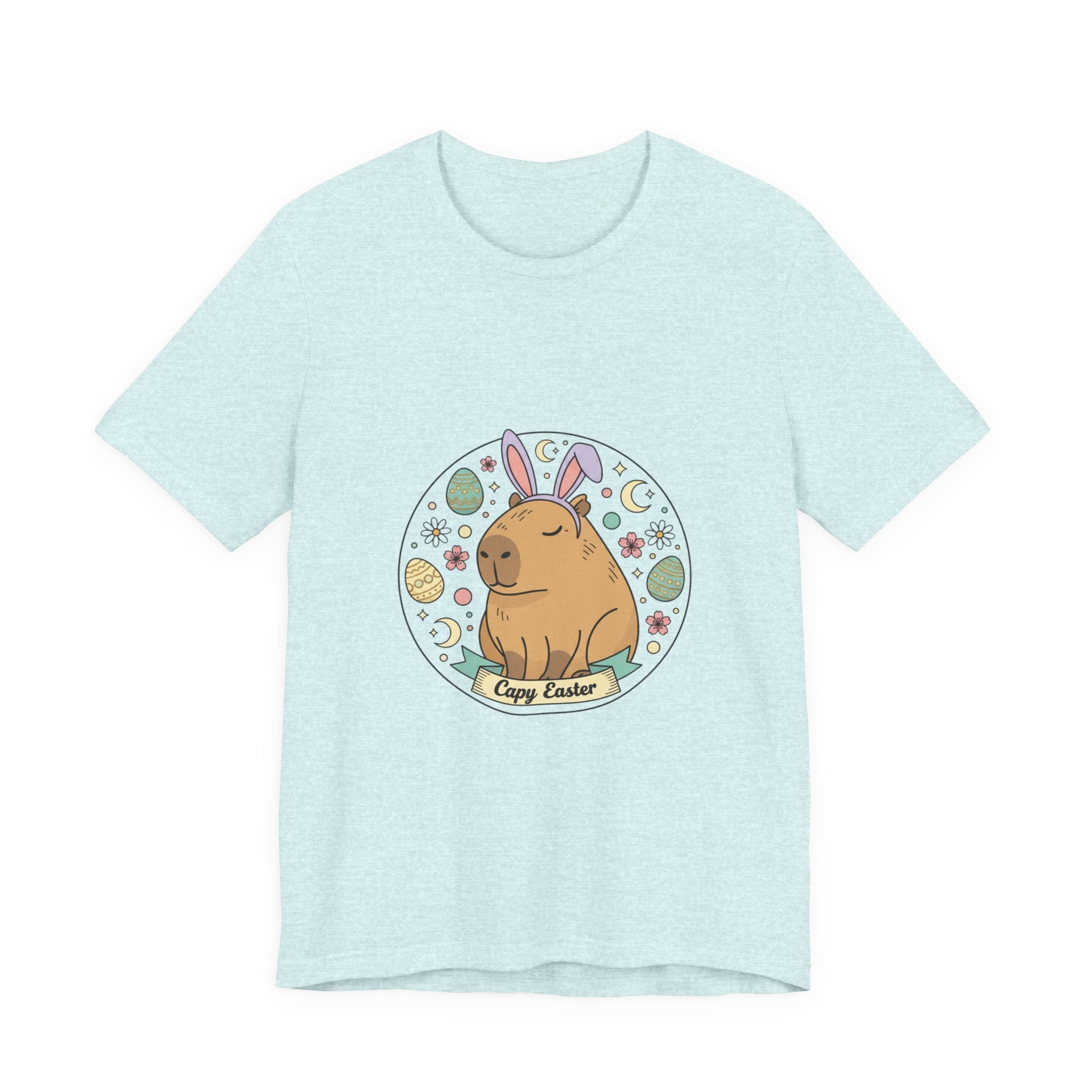 Cozy Easter Bunny Aesthetic Tee | Pastel Spring, Vintage Easter Cottagecore