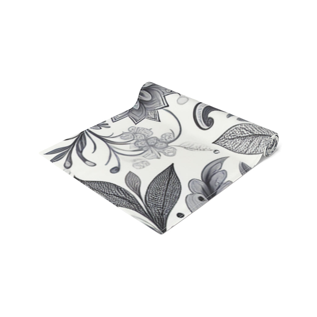 Elegant Floral Table Runner for Home Décor, Dining, Weddings, Parties, Outdoor Events, Gift Idea