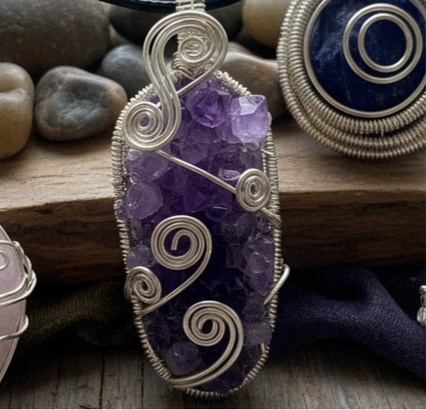 Custom Silver Non Tarnishing Agate Necklace