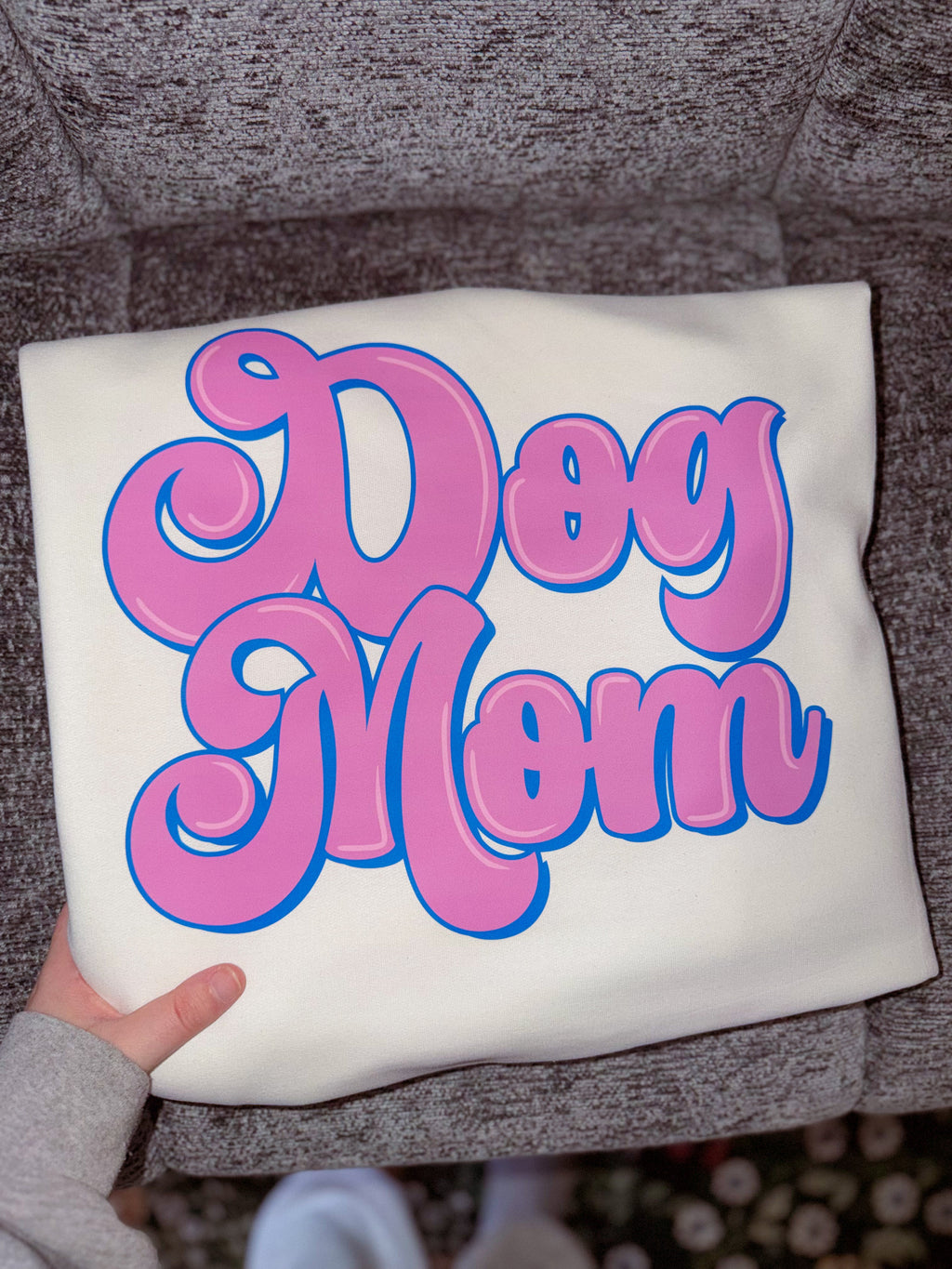 Dog mom purple