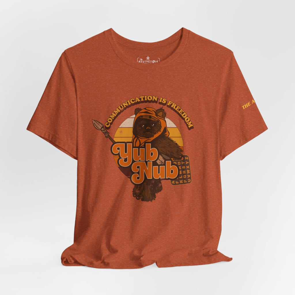 Communication is Freedom - Yub Nub - S2C - Adult Unisex Jersey Short Sleeve Tee