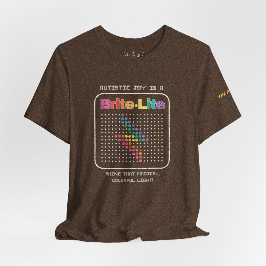 Autistic Joy is a Bright Light - Adult Unisex Jersey Tee