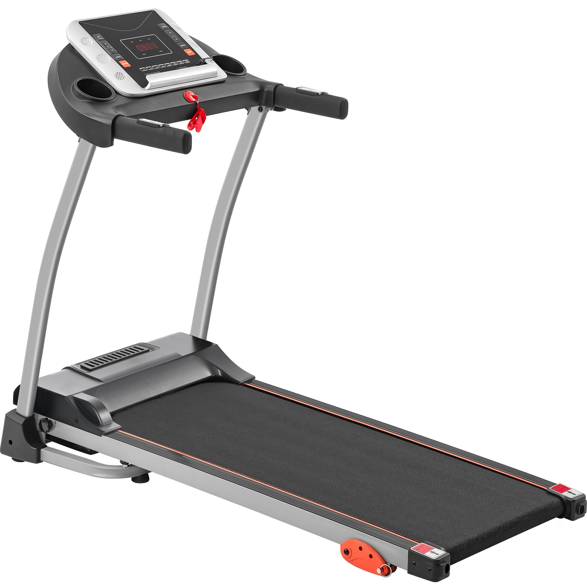 Treadmills for Home,Foldable Treadmill with Incline, 300LBS Capacity Motorized Treadmills for Running Walking Exercise,2.5HP Quiet Treadmill Machine for Home with Heart Rate Sensors & Speaker