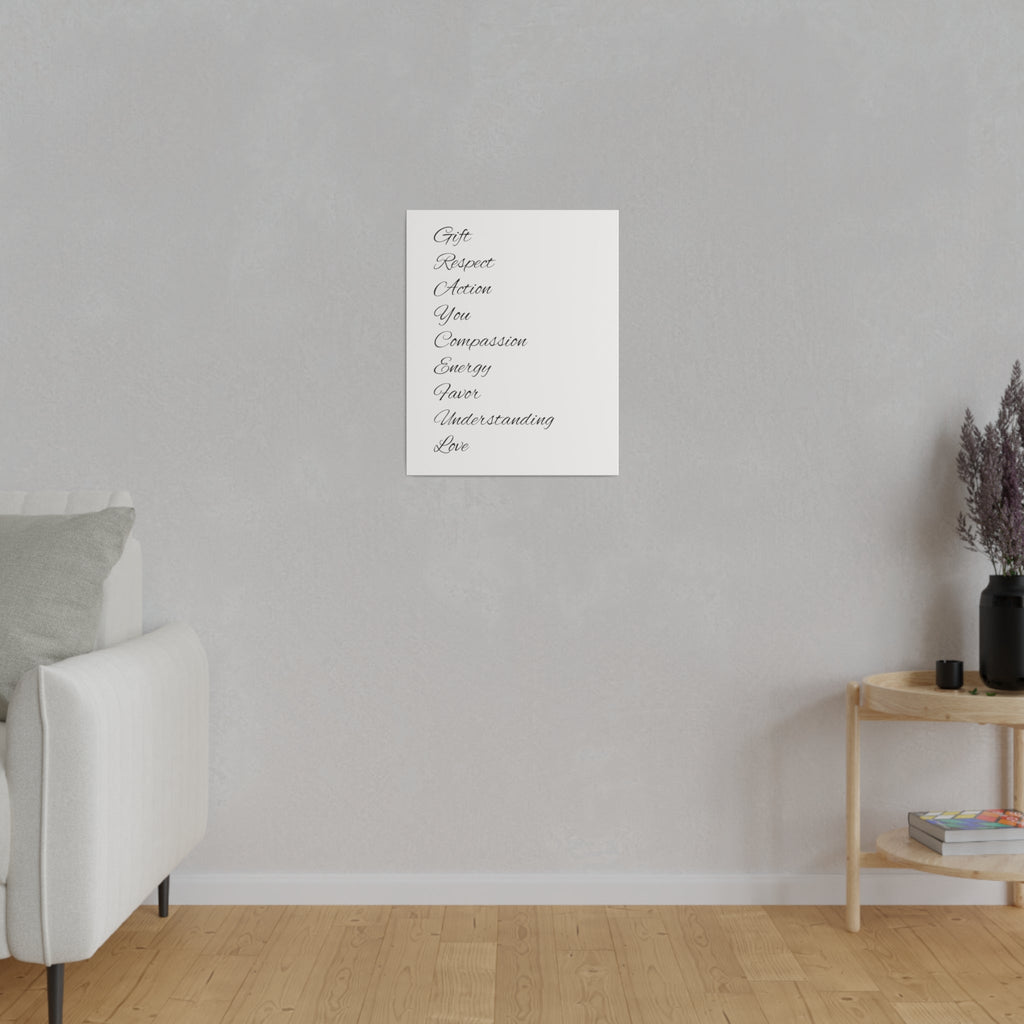 Matte Canvas, Stretched, 0.75"