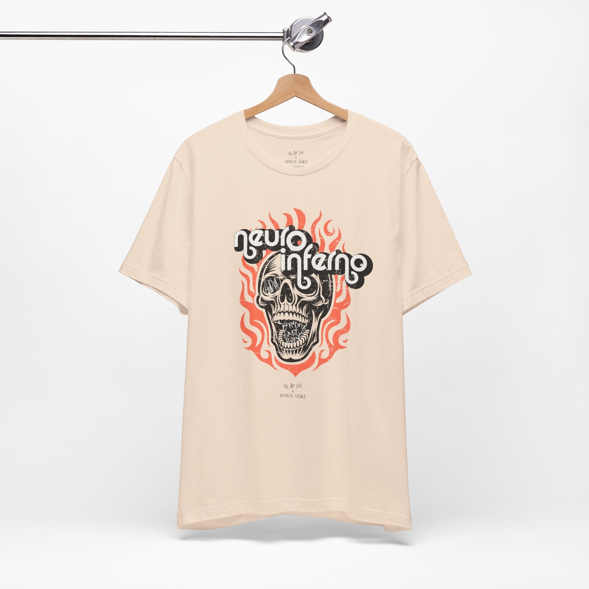 Neuro Inferno - AuDHD Burnout - Patrick Casale - Adult Unisex Jersey Tee (Ships Internationally)