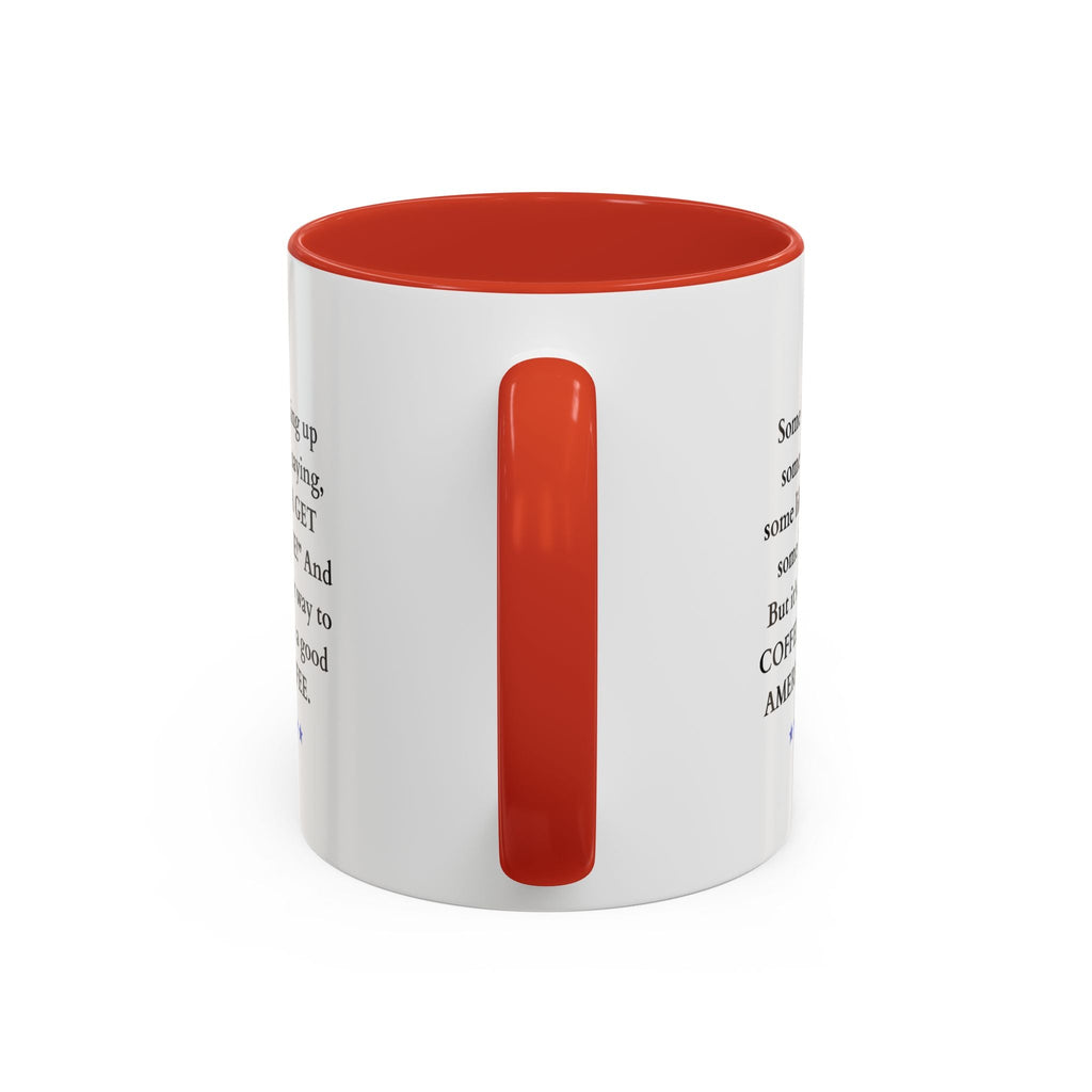 Political Parody Motivational Coffee Mug: Mocha Inspiration