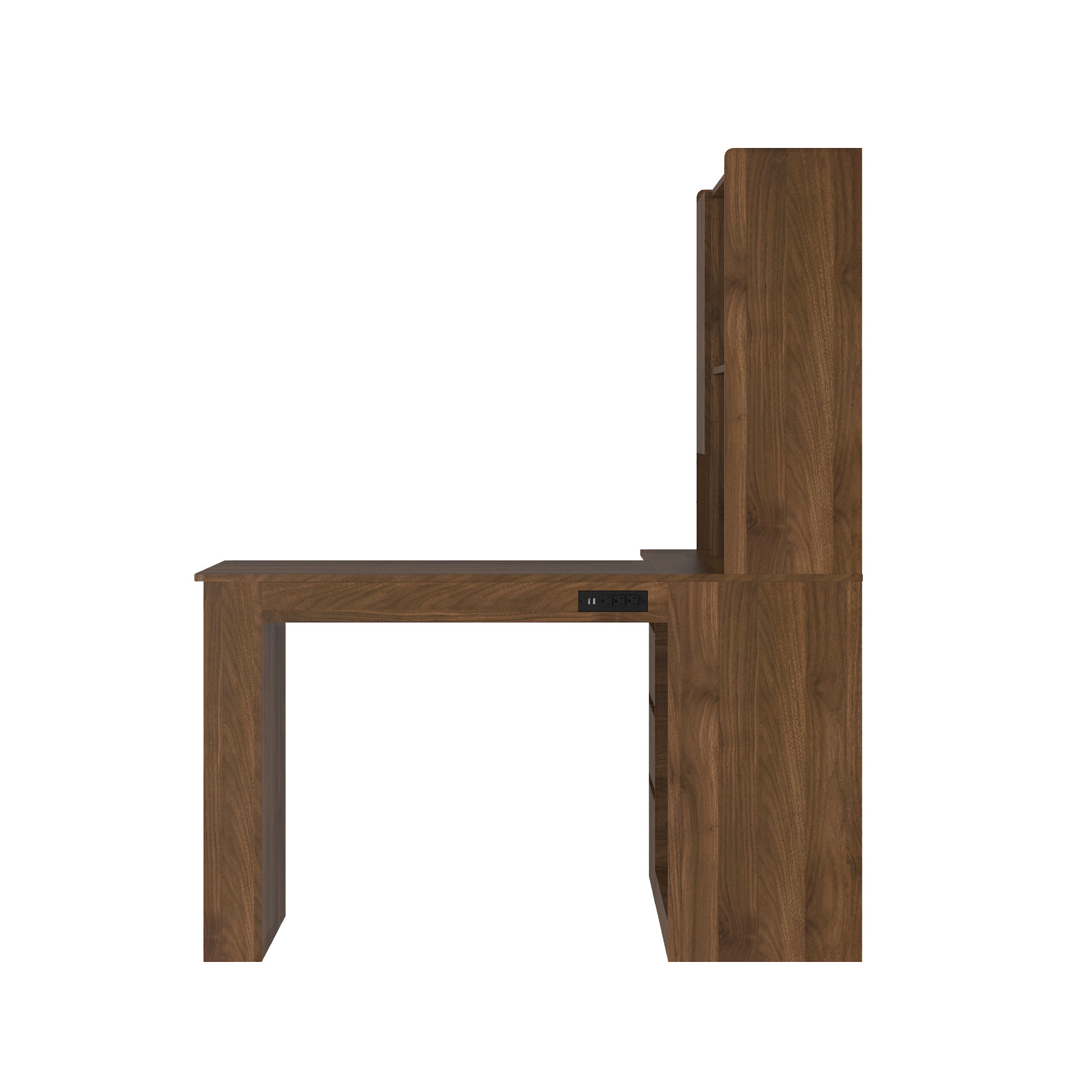 L Shaped Desk,Computer Desk with Drawers,Bookshelf,with LED Light,Modern Corner Desk,Home Office Desk,L-Shaped Study Table Writing Desk,Corner Gaming Computer Desk with Storage