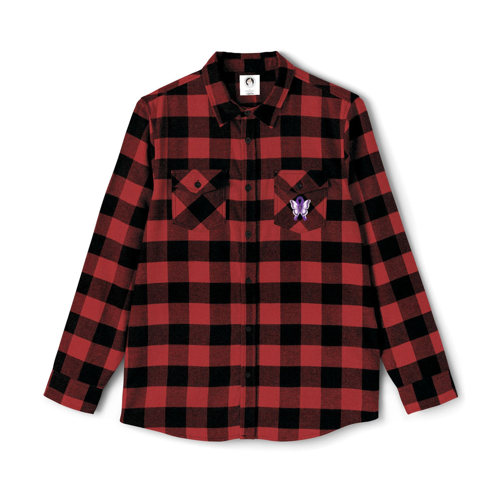 Epilepsy Butterfly Unisex Flannel Shirt
