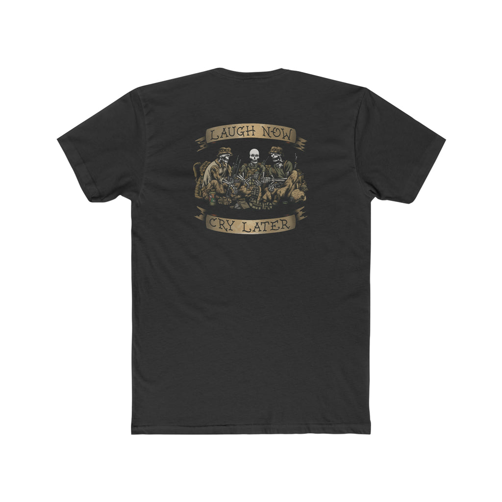 Laugh Now Cry Later Skeletons - Crew Tee