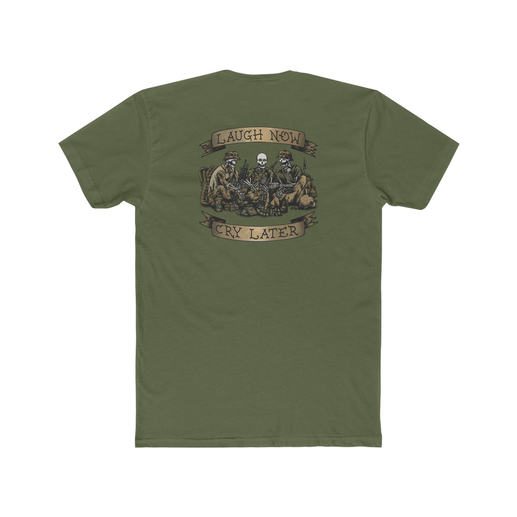 Laugh Now Cry Later Skeletons - Crew Tee