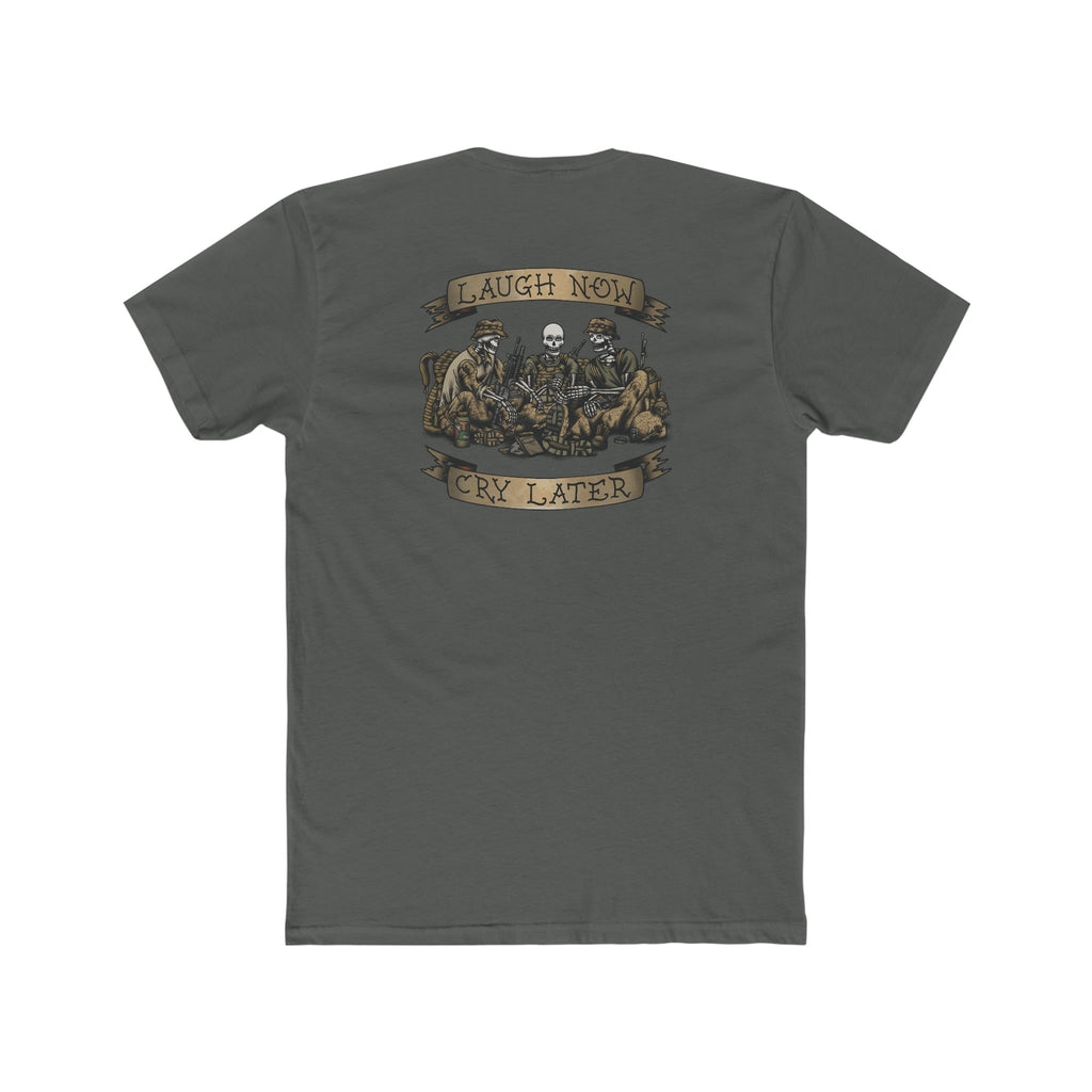 Laugh Now Cry Later Skeletons - Crew Tee