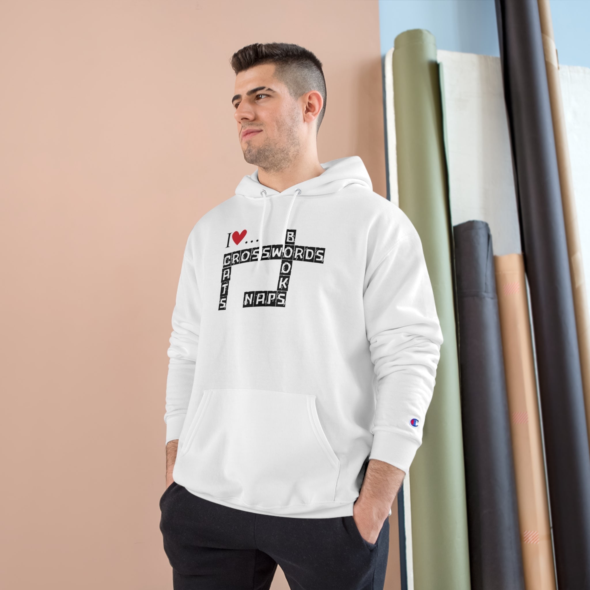 Crosswords and Cats Hoodie