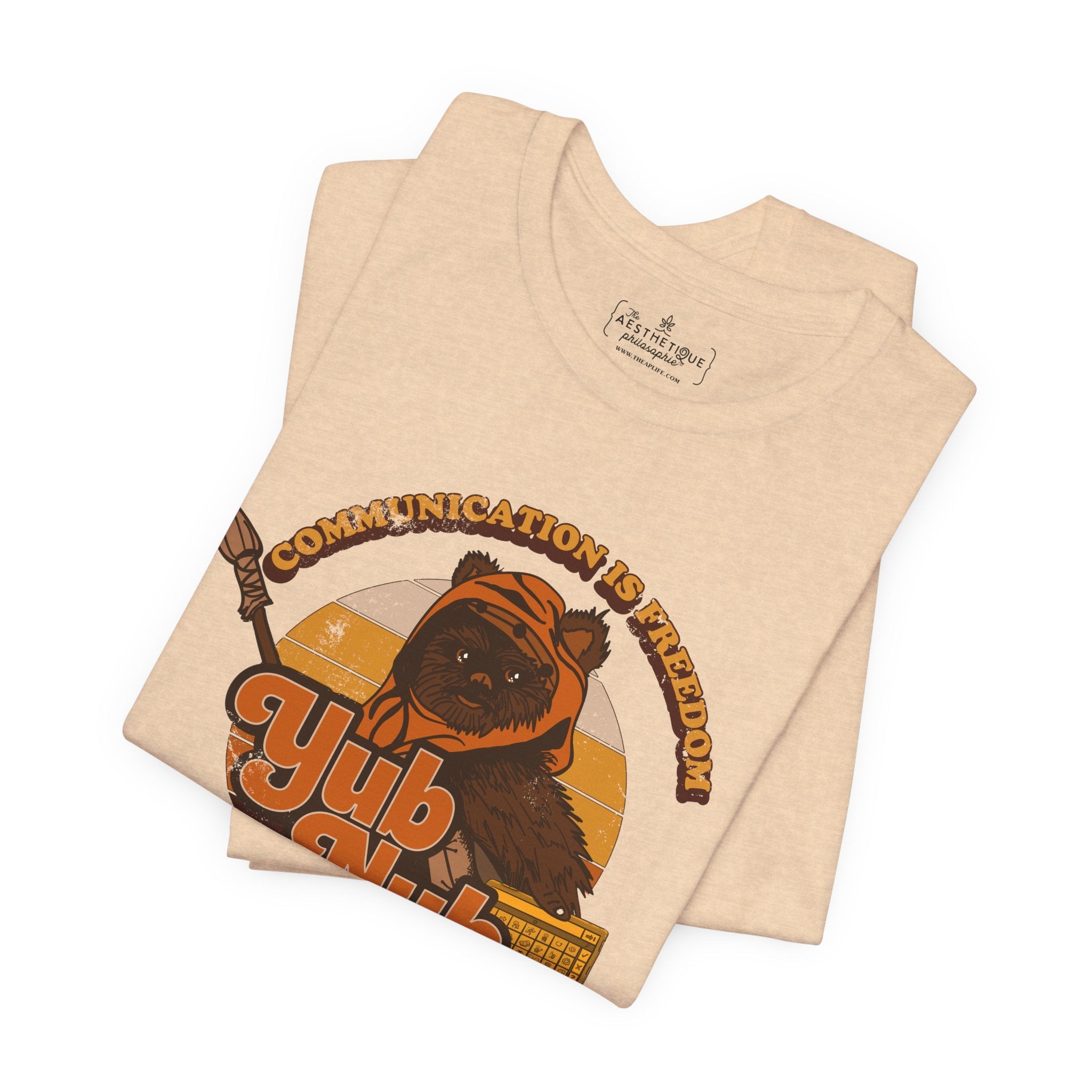 Communication is Freedom - Yub Nub - AAC - Unisex Jersey Short Sleeve Tee