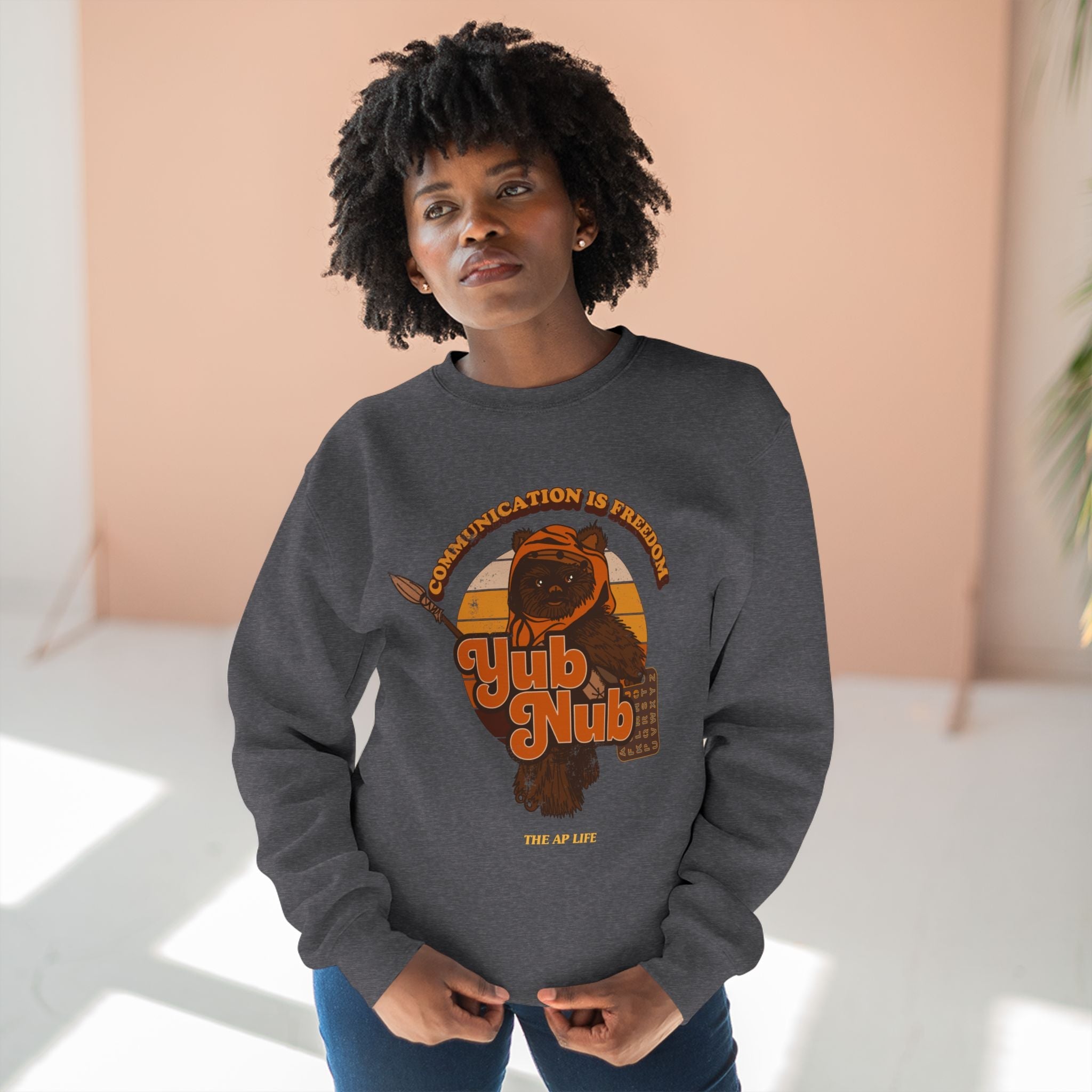 Communication is Freedom - Yub Nub - S2C - Adult Unisex Crewneck Sweatshirt