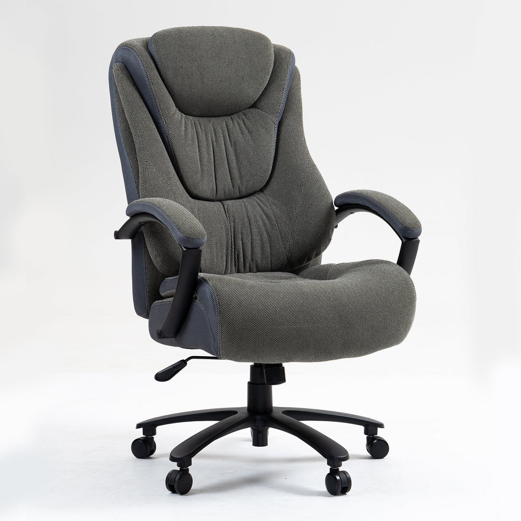 High back, skin friendly cotton fabric material office chair that can be raised and lowered:9373H-Fabric