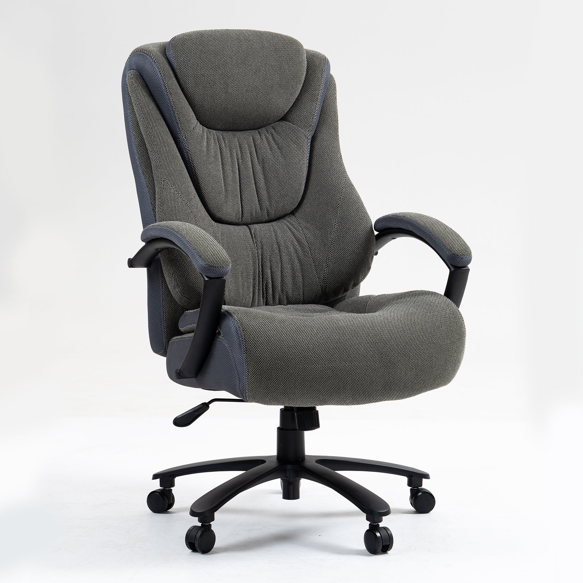 High back, skin friendly cotton fabric material office chair that can be raised and lowered:9373H-Fabric