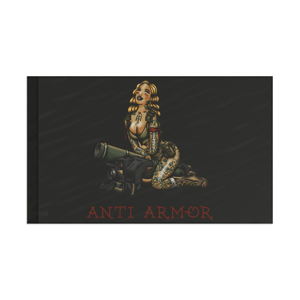 Anti Armor Pin Up - Flag
