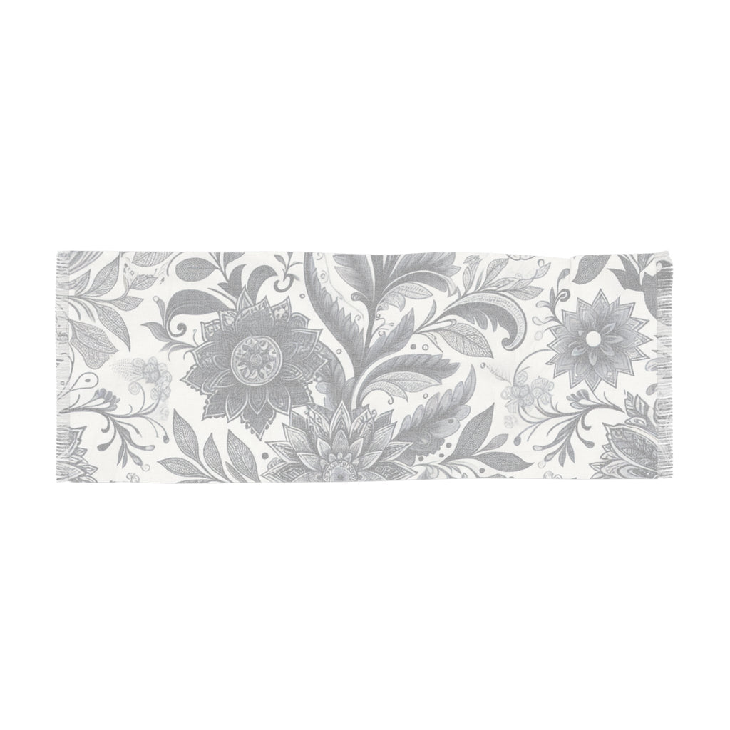 Elegant Floral Light Scarf | Fashion Accessory, Spring Outfit, Festival Wear, Gift for Mom, Trendy Wrap