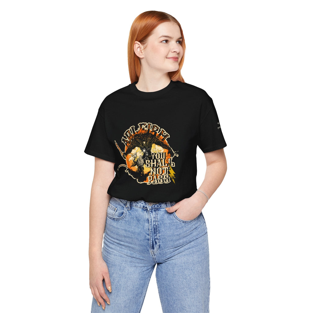 Ableism - You Shall Not Pass - LOTR Style - Unisex Jersey Short Sleeve Tee (Ships Internationally)
