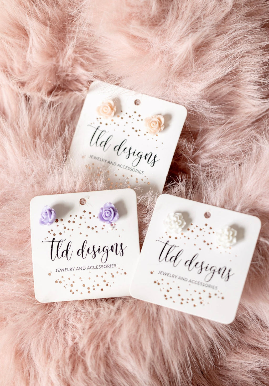 Pastel Floral Studs