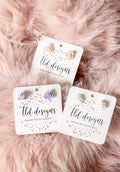 Pastel Floral Studs