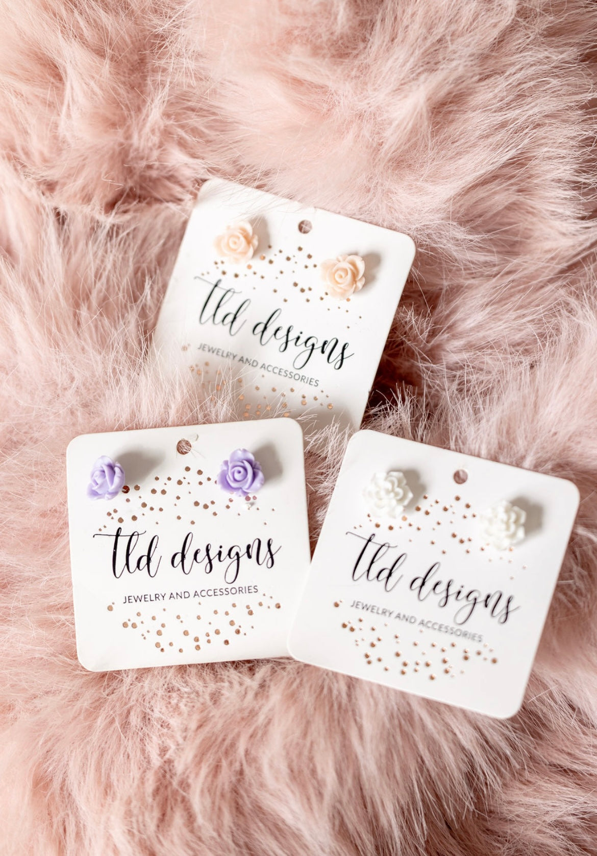 Pastel Floral Studs
