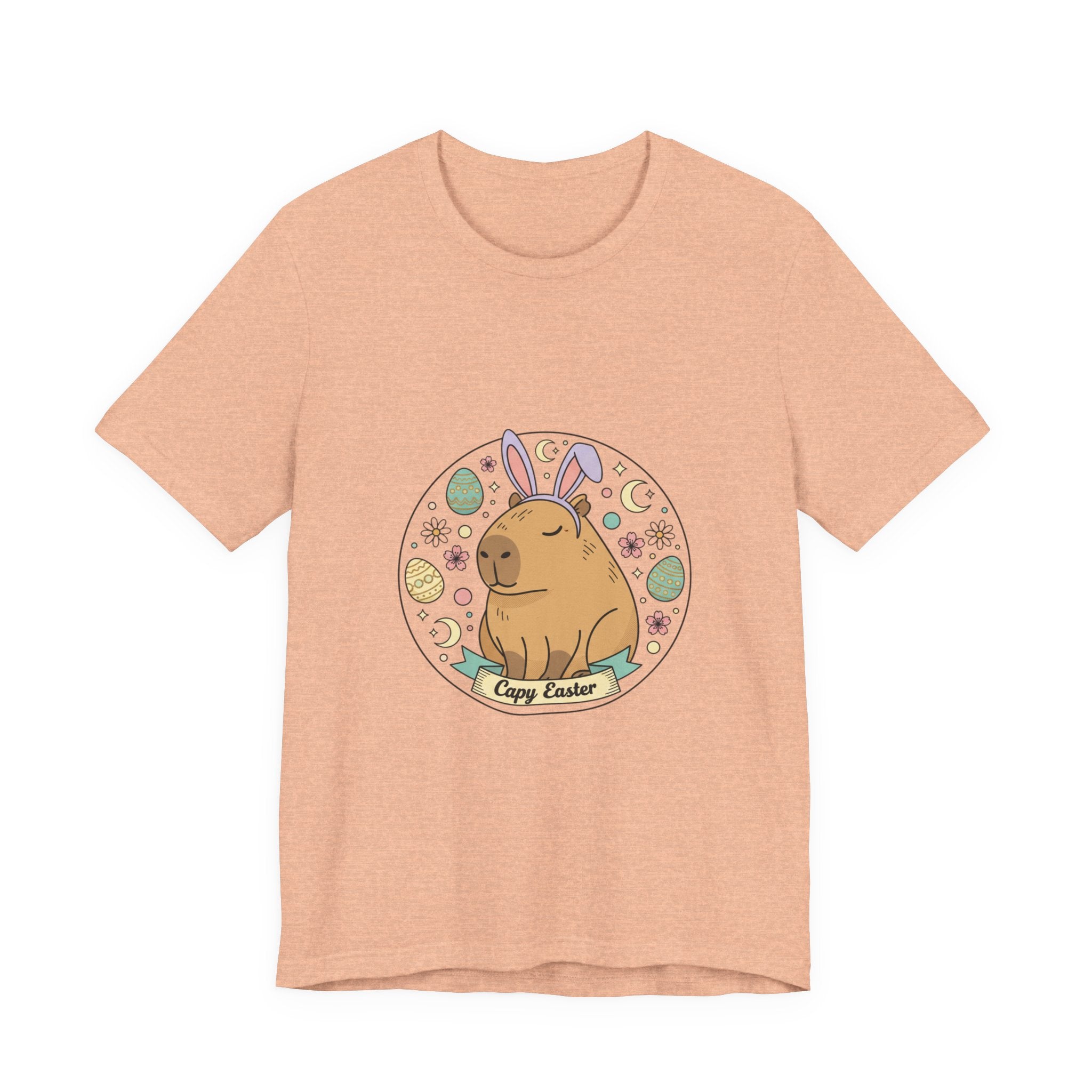 Cozy Easter Bunny Aesthetic Tee | Pastel Spring, Vintage Easter Cottagecore
