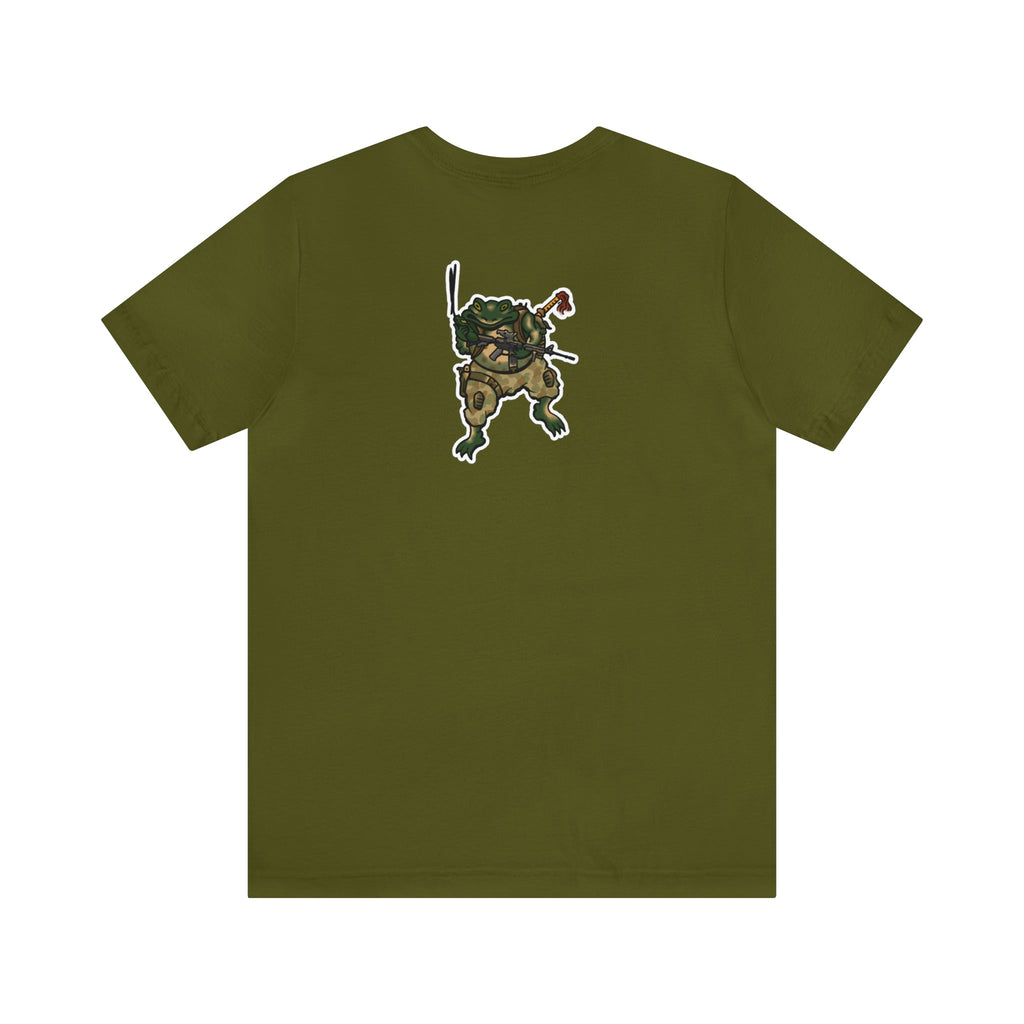 M4 and Radio Frog - Back Print - Short Sleeve Tee