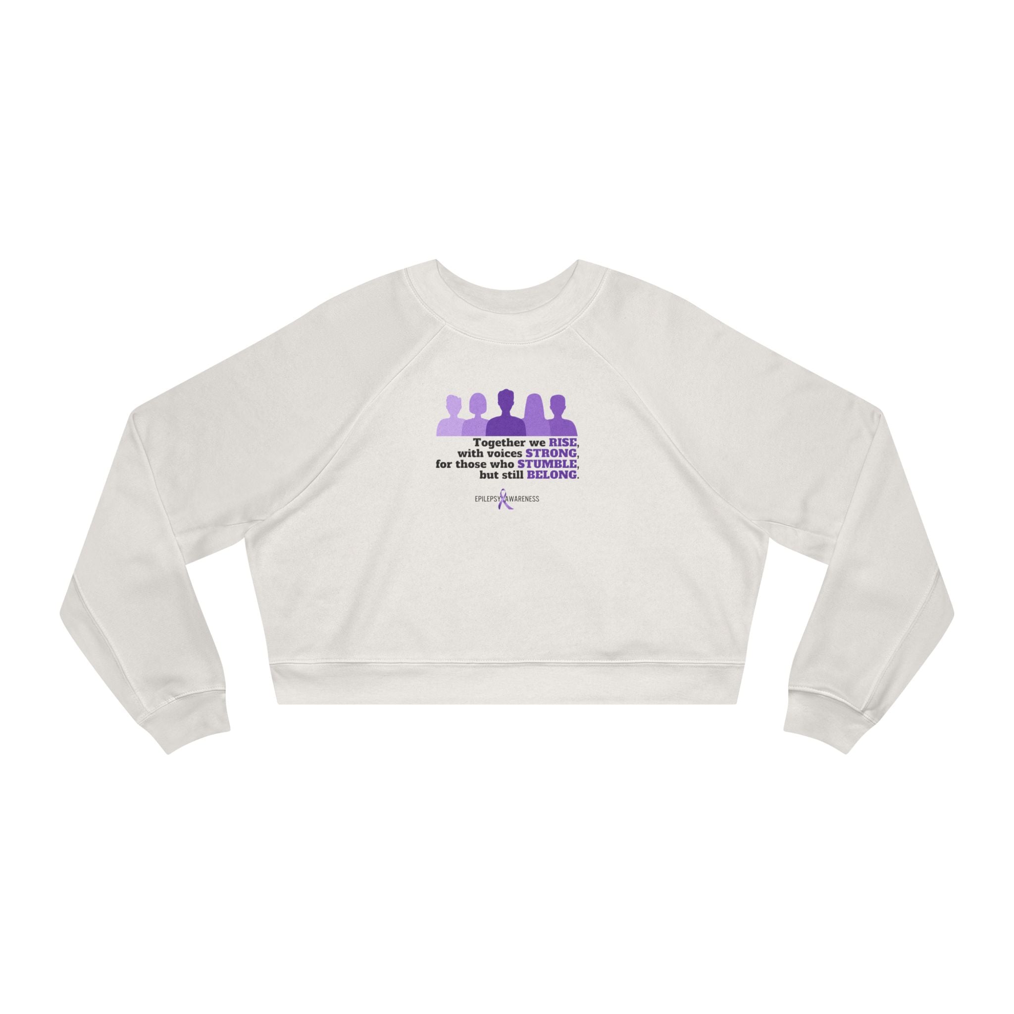 Together We Stand Women's Cropped Fleece Pullover