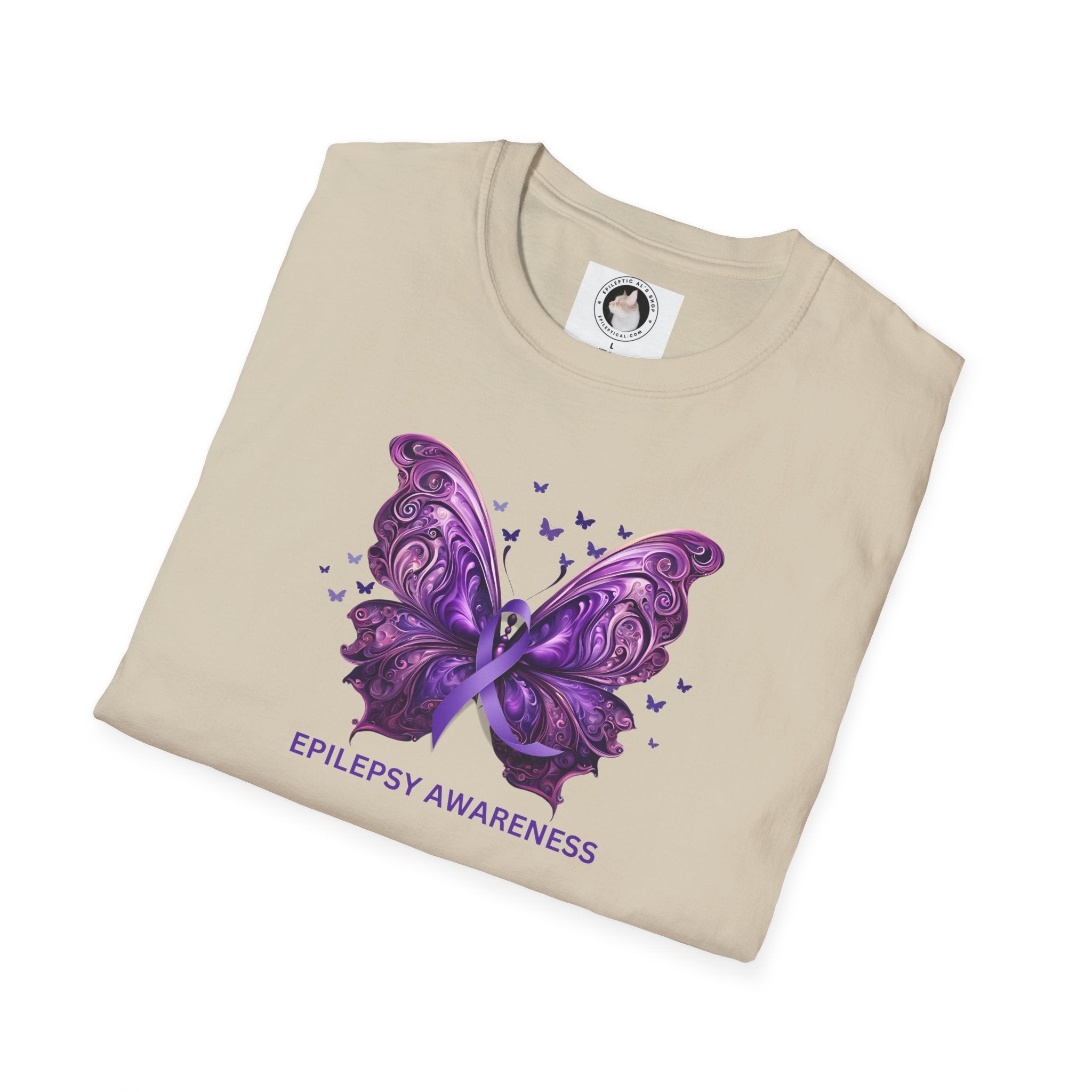 Epilepsy Butterfly Unisex Softstyle T-Shirt