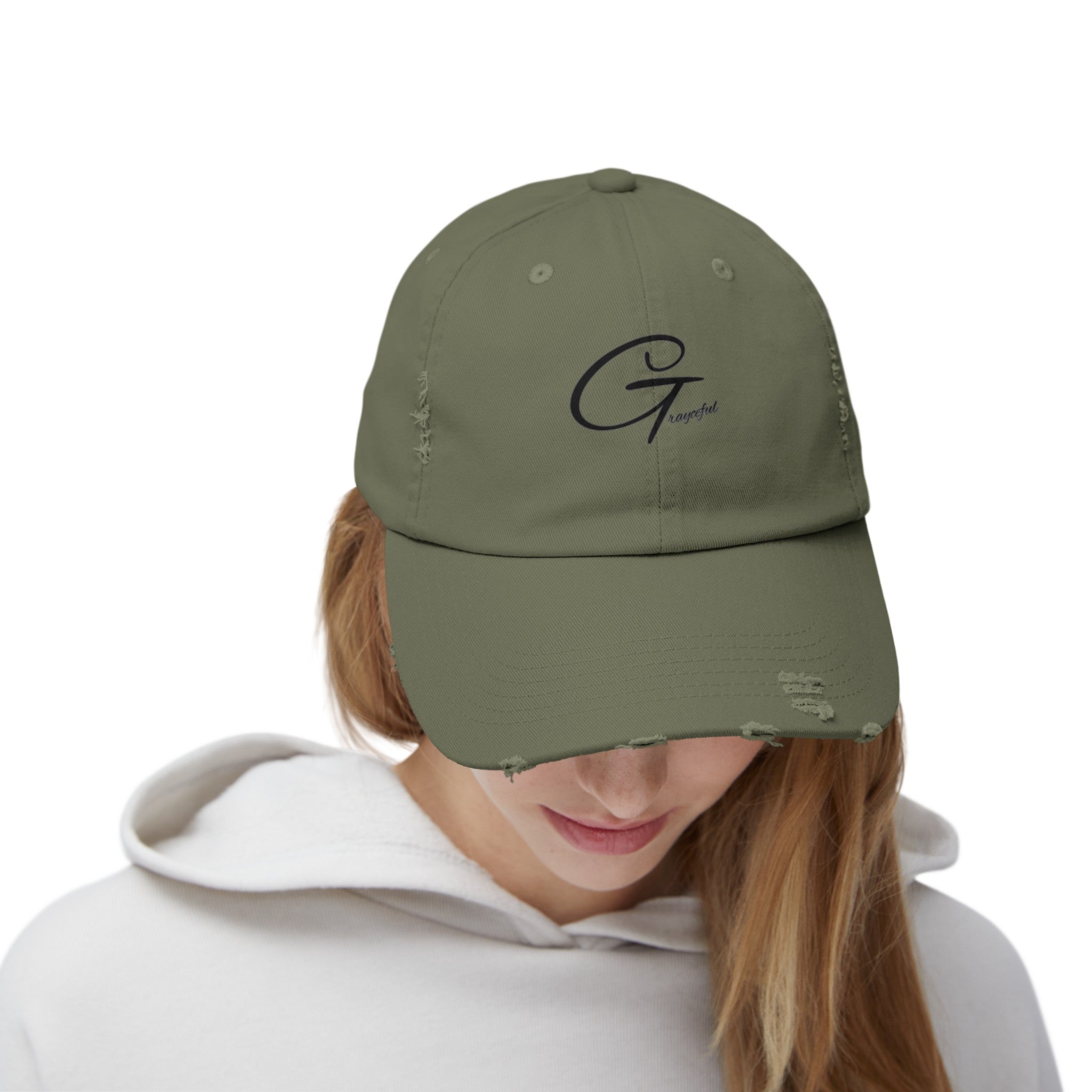 Grayceful Distressed Cap