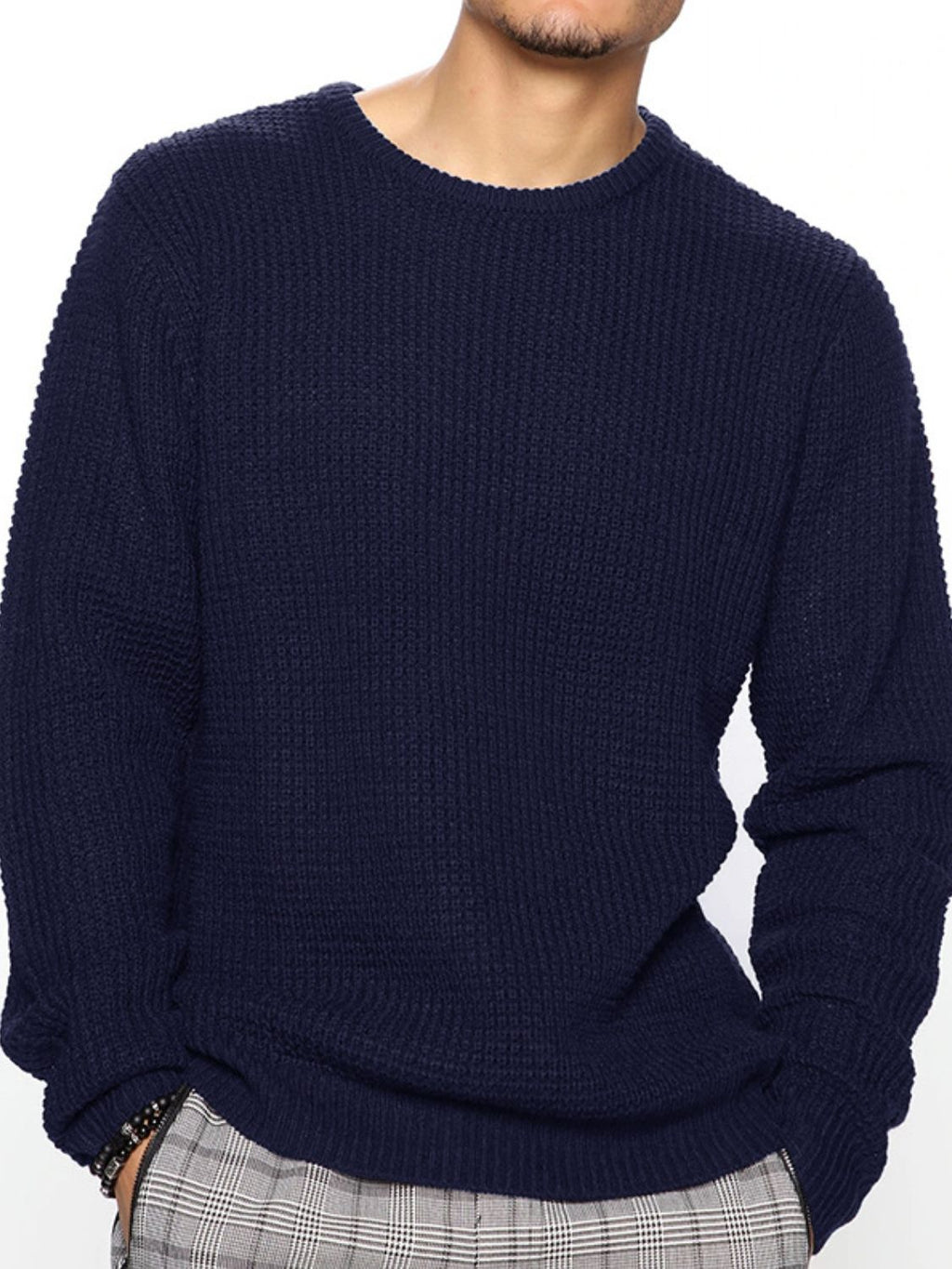 Round Neck Long Sleeve Sweater