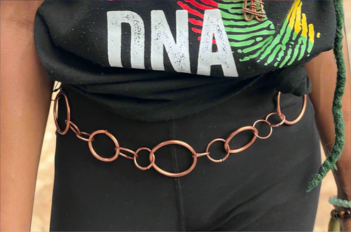 .999 Solid Copper Waist Chain