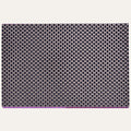 Decozen Placemats - Table Protector for Kitchen Decor Scratch Heat Resistant Placemats Washable Wipeable Indoor Outdoor Home Decor Table Place Mats Vinyl PVC 18x12 Inches - Black Gold