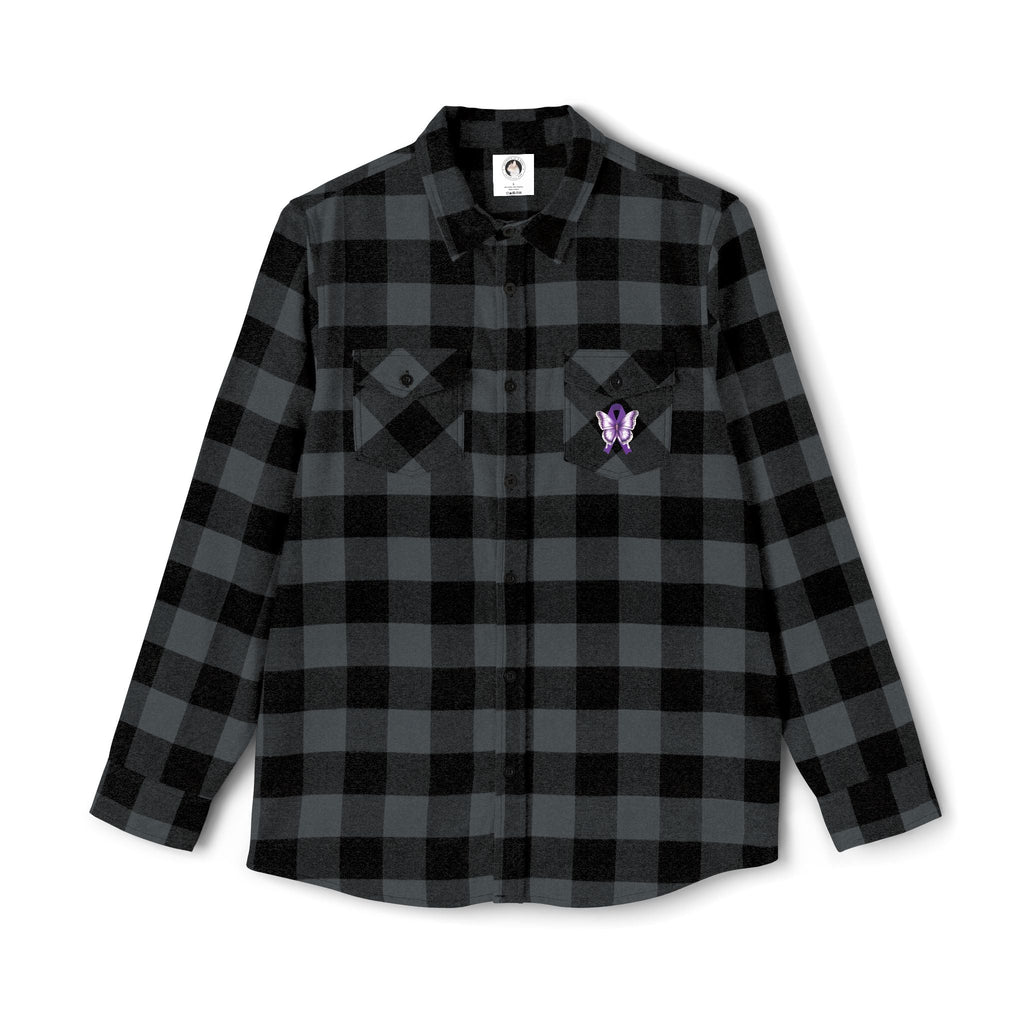 Epilepsy Butterfly Unisex Flannel Shirt