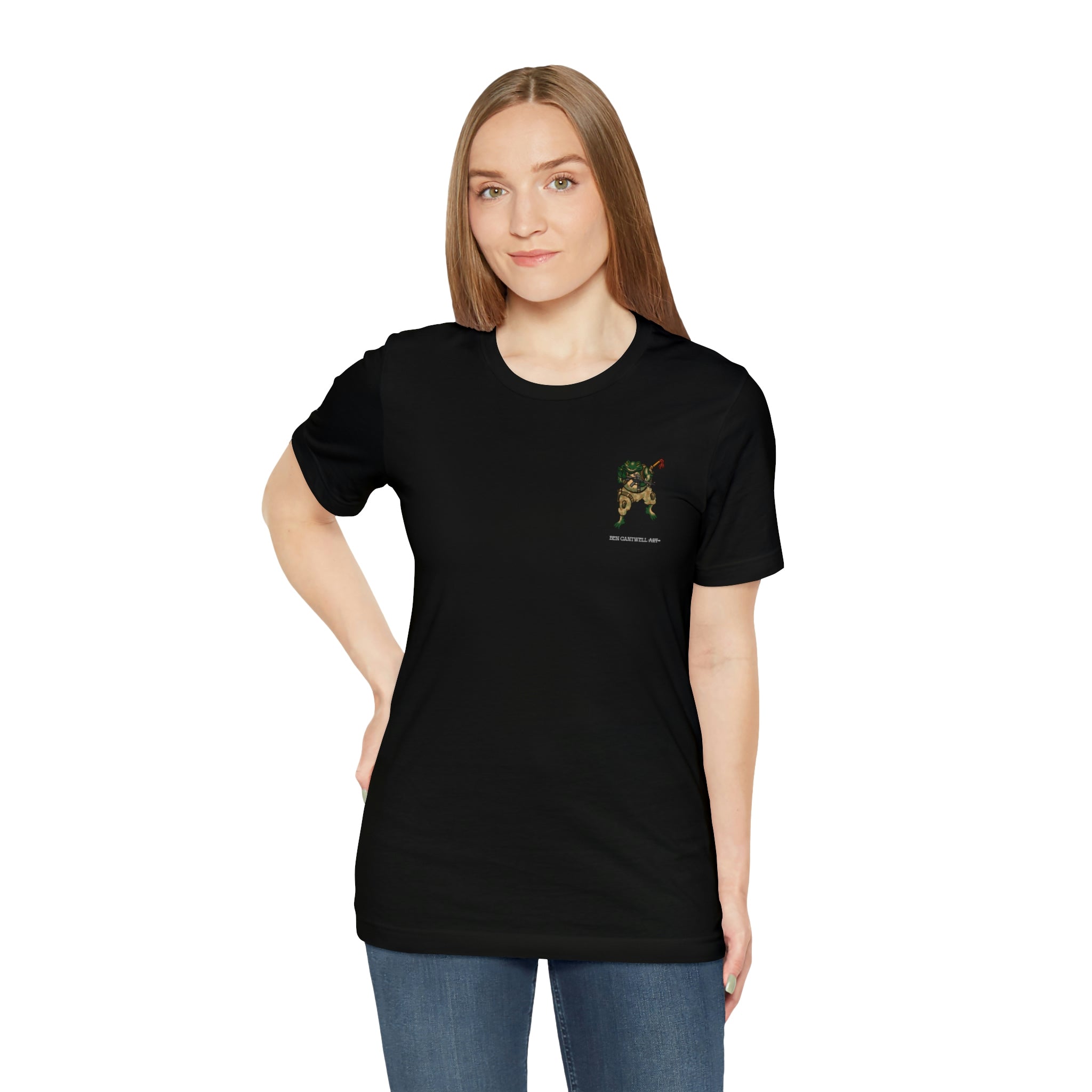 M4 and Radio Frog - Front Print - Short Sleeve Tee