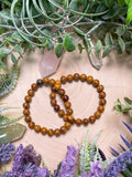 8mm Beaded Golden Jasper Bracelet