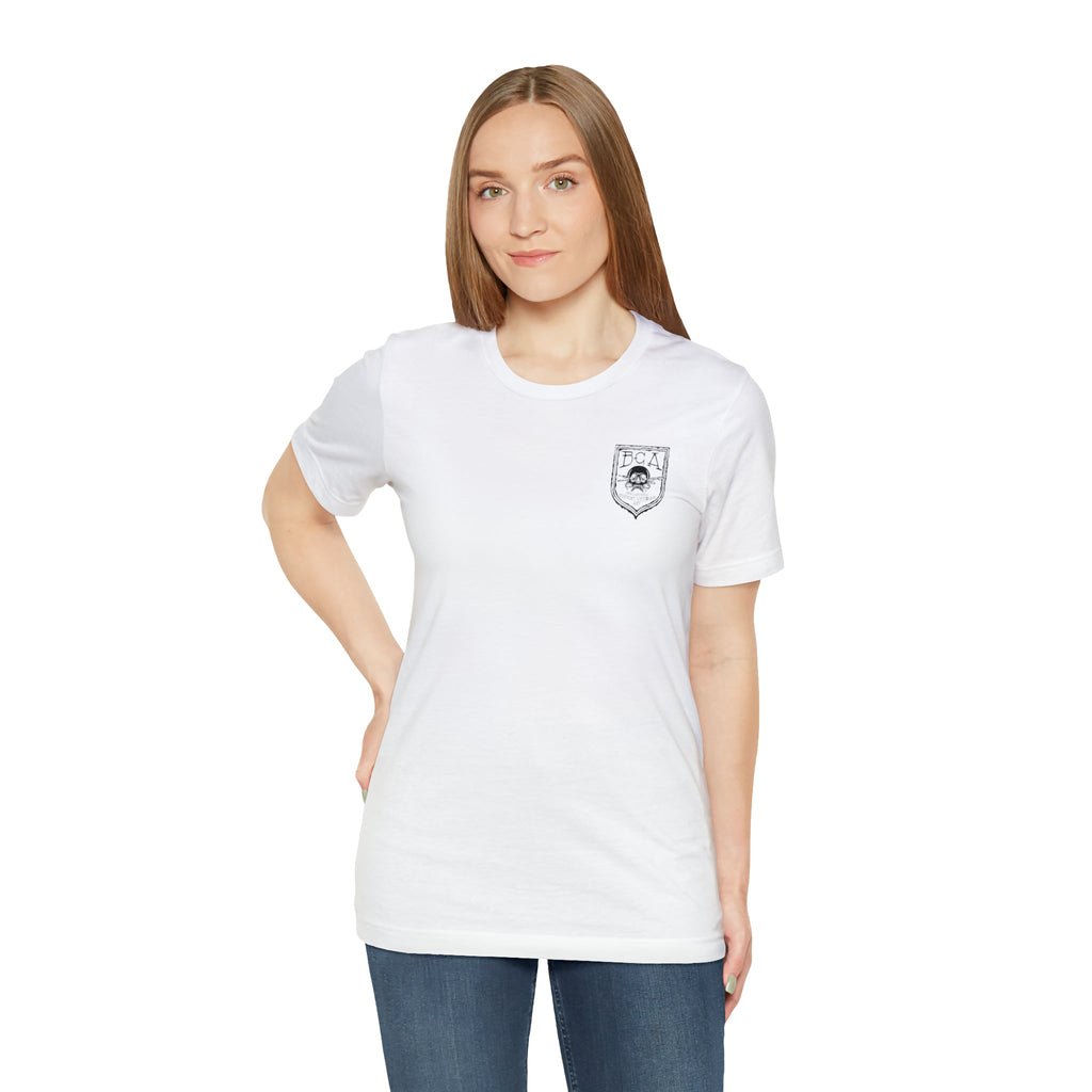 M249 SAW Frog - Back Print - Short Sleeve Tee