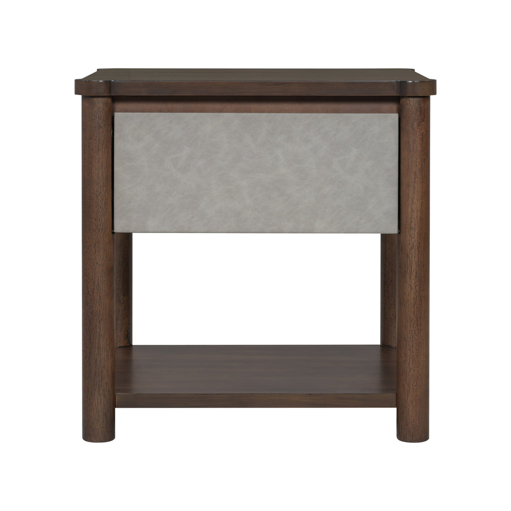 Modern King Bed Frame Set with 2 Nightstands, Light Gray Wood Platform Bed with Headboard and Matching Bedside Tables for Bedroom