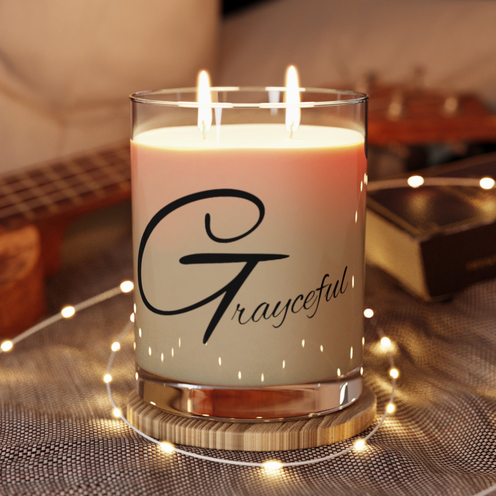 Grayceful Scented Candle - 11oz Full Glass Aromatherapy Candle for Relaxation and Mindfulness