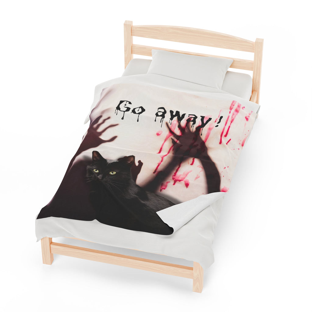Go Away Velveteen Plush Blanket