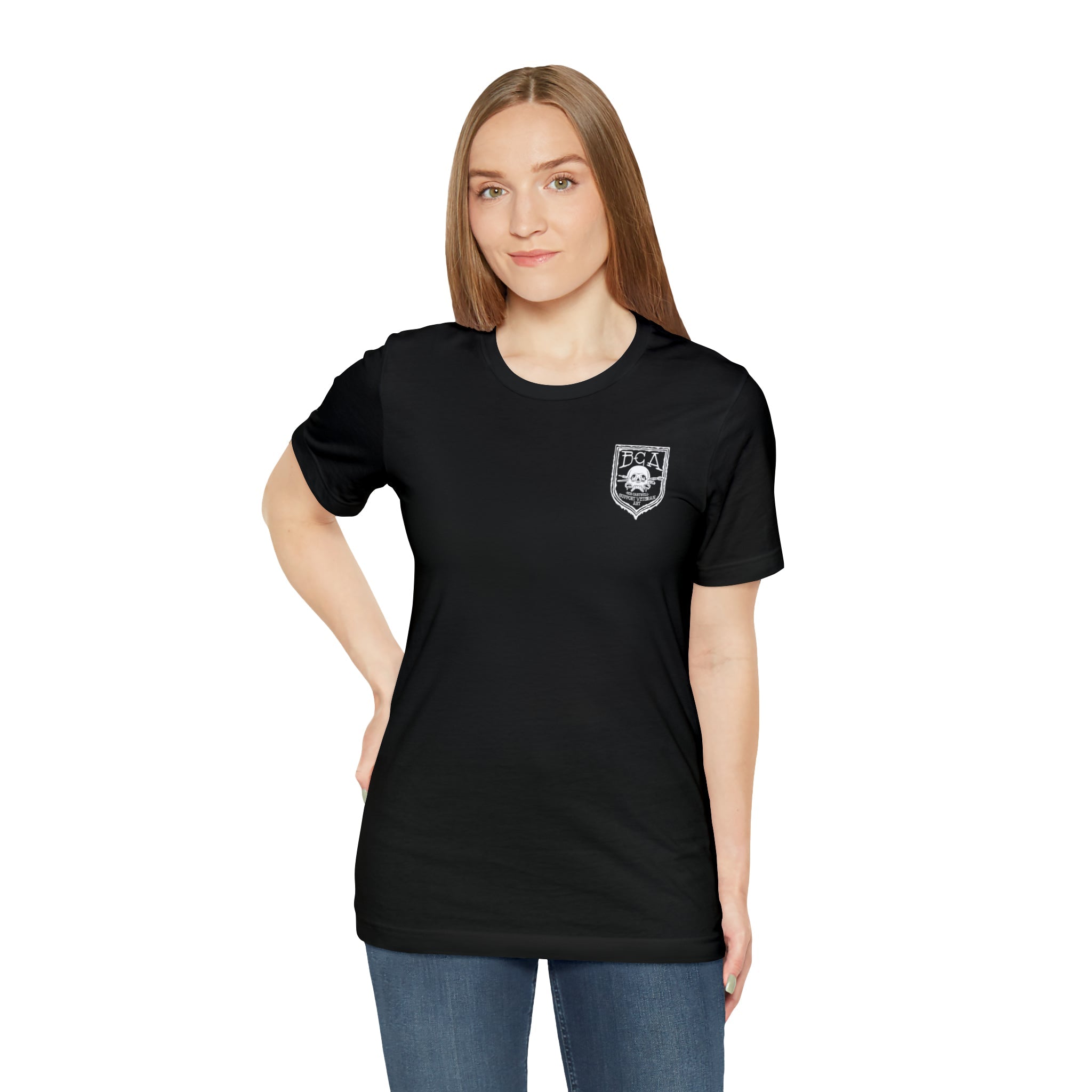 M249 SAW Frog - Back Print - Short Sleeve Tee