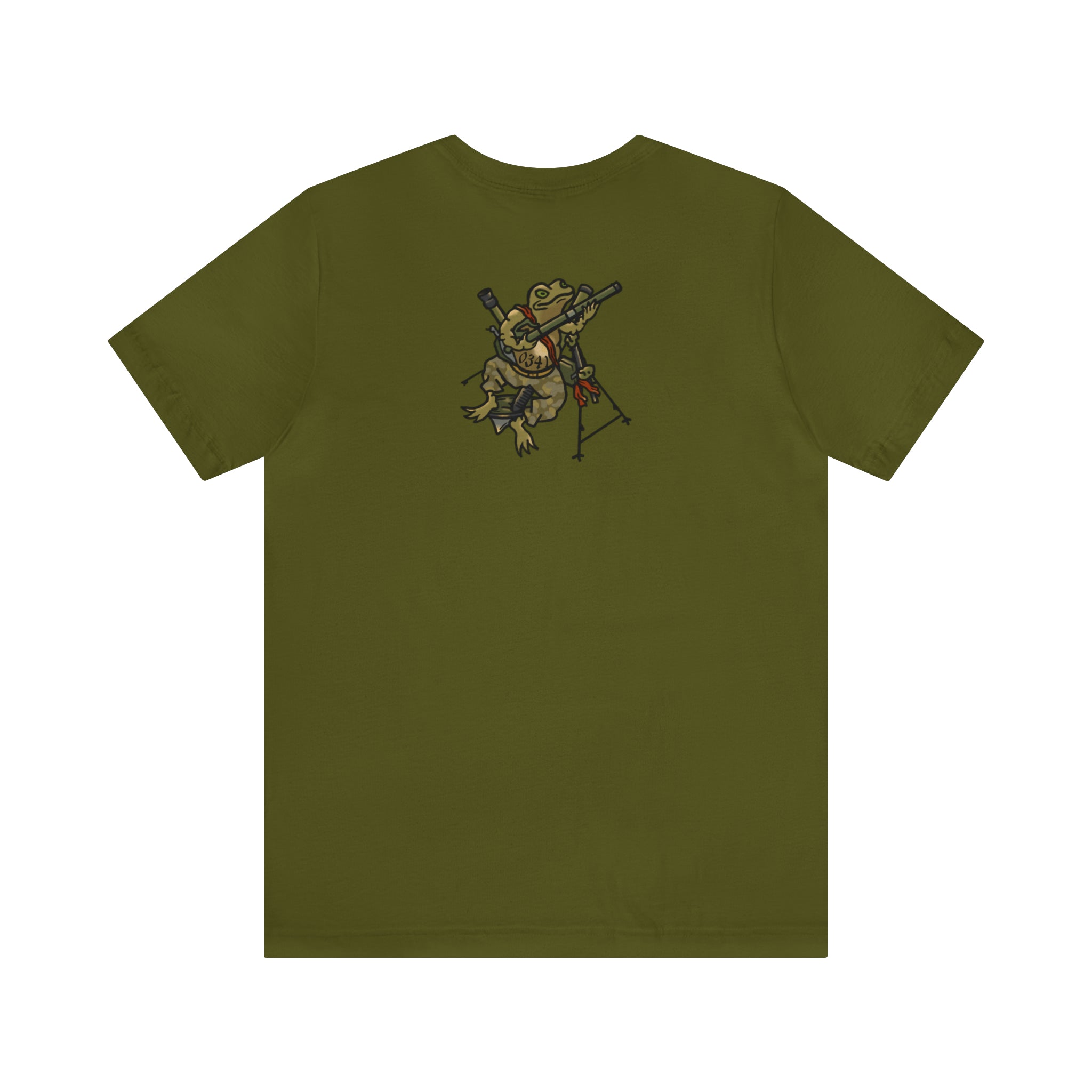 Mortar Frog - Back Print - Short Sleeve Tee